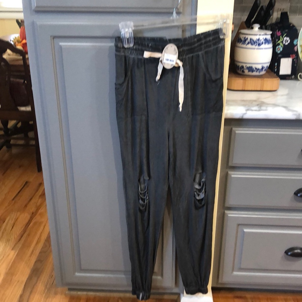 POL Grey Drawstring Pants